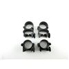 Image 2 : ASSORTED 1" WEAVER SEE-THRU AND UNKNOWN LOW SCOPE RINGS LOT