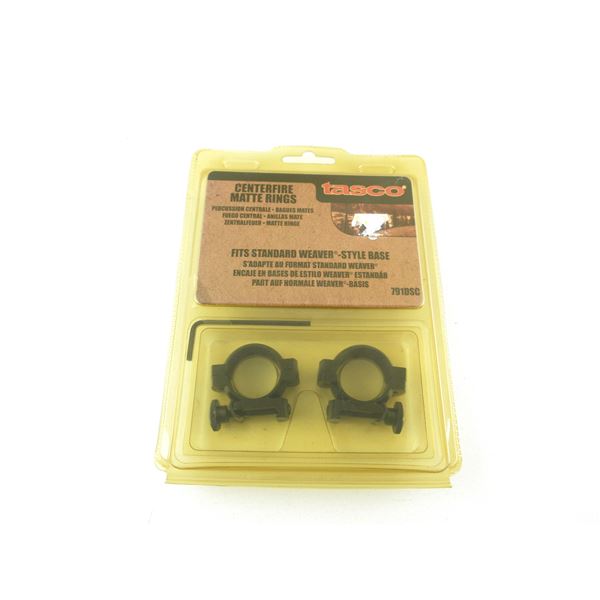 TASCO 1" SCOPE RINGS LOT
