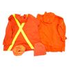 Image 2 : ASSORTED BLAZE ORANGE HUNTING / SAFETY CLOTHING LOT