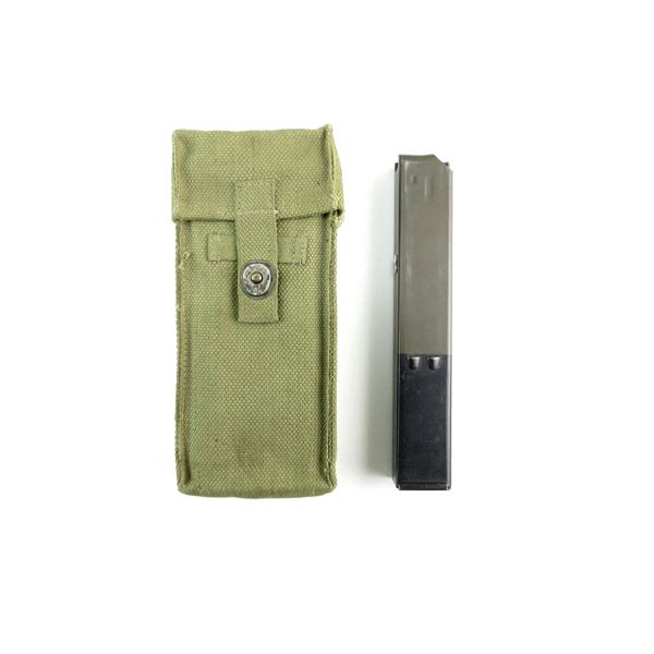 UZI 9MM SMG MAGAZINE AND MAG POUCH LOT