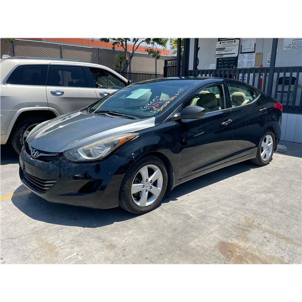 HYUN ELANTRA 2013 APP/DUP-T/SALV-EXP-ONLY-SMOG