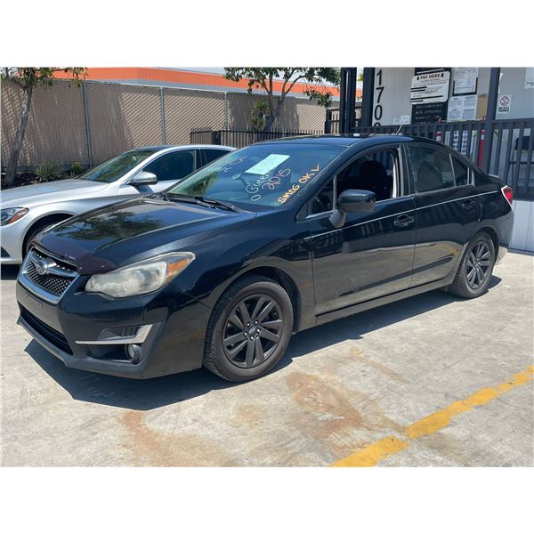 SUBA IMPREZA 2015 O/S-WAIT/TITLE- SMOG