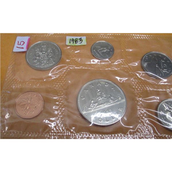 1983 PROOF CANADA MINT SEALED COIN SET