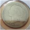 Image 1 : 1898 VG VICTORIAN CANADA SILVER TEN CENT COIN