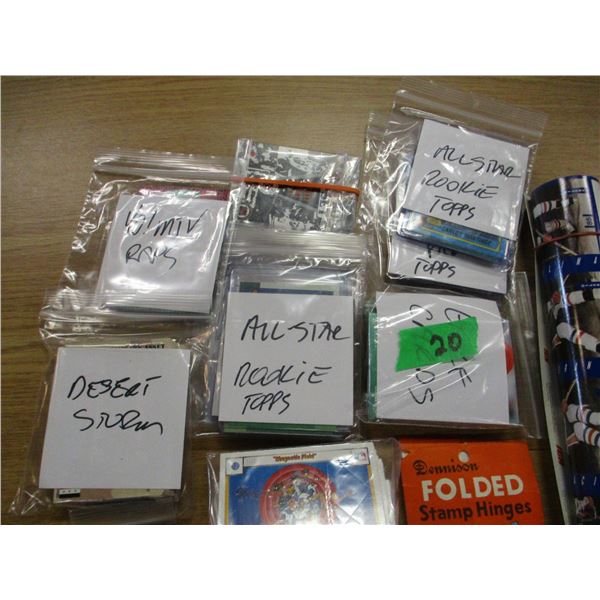 COLLECTABLE:  FLAT C/W ASSORTED SPORTS CARDS