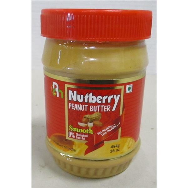 FREIGHT DAMAGE (AS IS):  NUTBERRY PEANUT BUTTER (454G) - JAR
