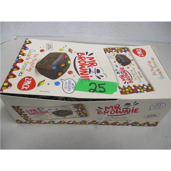 FREIGHT DAMAGE (AS IS):  APPROX. 10 PACKS OF MR. BROWNIE TREATS