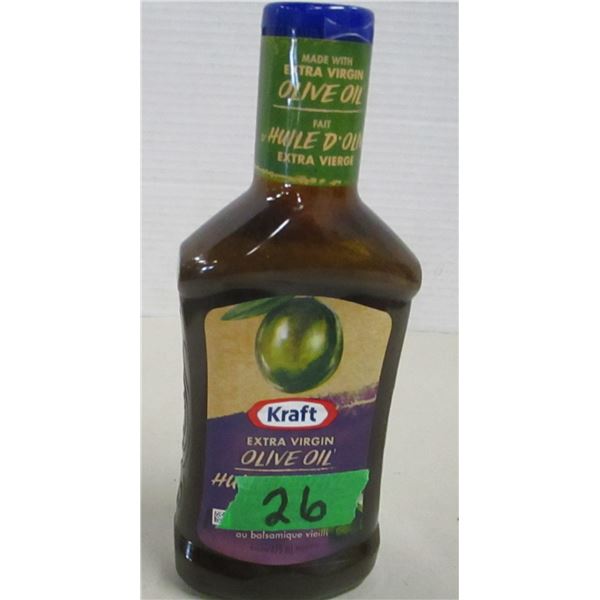 FREIGHT DAMAGE (AS IS):  EXTRA VIRGIN OLIVE OIL DRESSING (475 ML) - BOTTLE