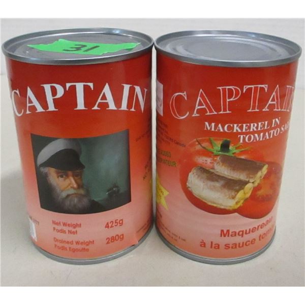 FREIGHT DAMAGE (AS IS):  MACKEREL IN TOMATO SAUCE (2 CANS X 425 G)