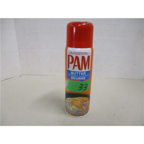 FREIGHT DAMAGE (AS IS):  PAM BUTTER FLAVOR COOKING SPRAY (141G) - CAN