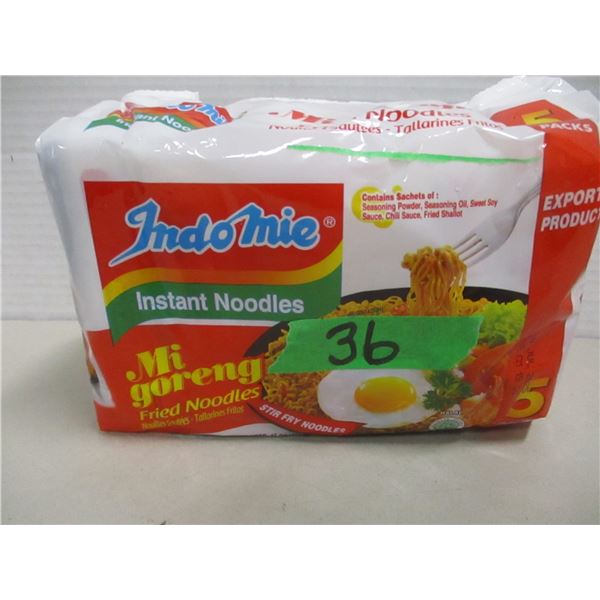 FREIGHT DAMAGE (AS IS):  MI-GORENG INSTANT NOODLES - 5 PACKAGES