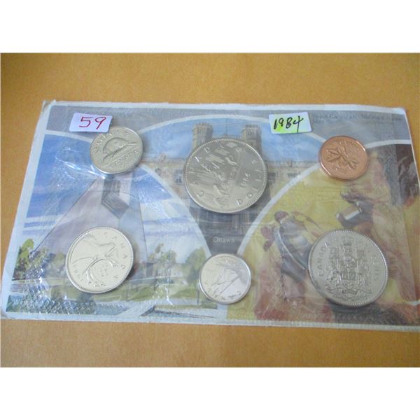 1984 PROOF CANADA MINT SEALED COIN SET