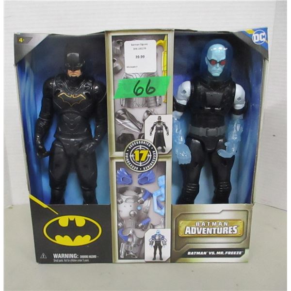 SHELF PULL (AS IS):  BATEMAN VS MR. FREEZE TOY