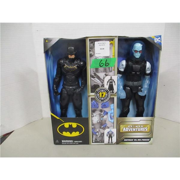 SHELF PULL (AS IS):  BATEMAN VS MR. FREEZE TOY
