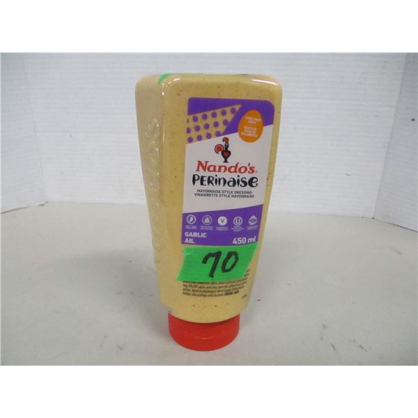 FREIGHT DAMAGE (AS IS):  GARLIC PERINAISE DRESSING (450 ML) - BOTTLE