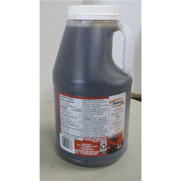 FREIGHT DAMAGE (AS IS):  KOREAN STYLE BBQ SAUCE (4 L) - JUG