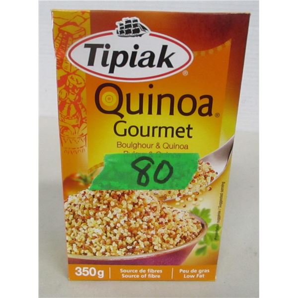 FREIGHT DAMAGE (AS IS):  TIPIAK BULGAR QUINOA (350G) - BOX