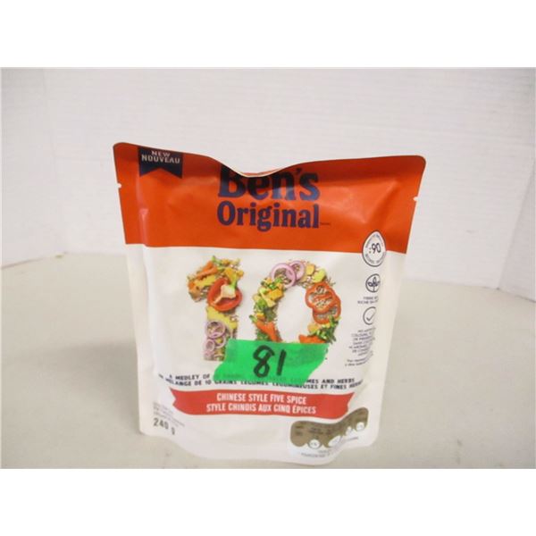 FREIGHT DAMAGE (AS IS):  BEN'S ORIGINAL CHINESE STYLE FIVE SPICE (250G) - PACK