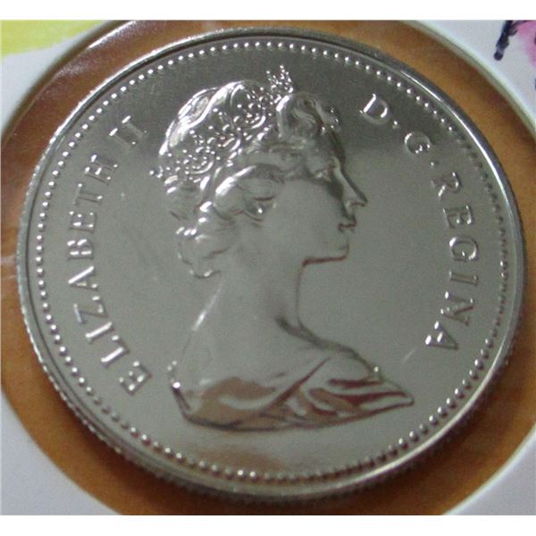 1980 PROOF CAMEO CANADA HALF DOLLAR