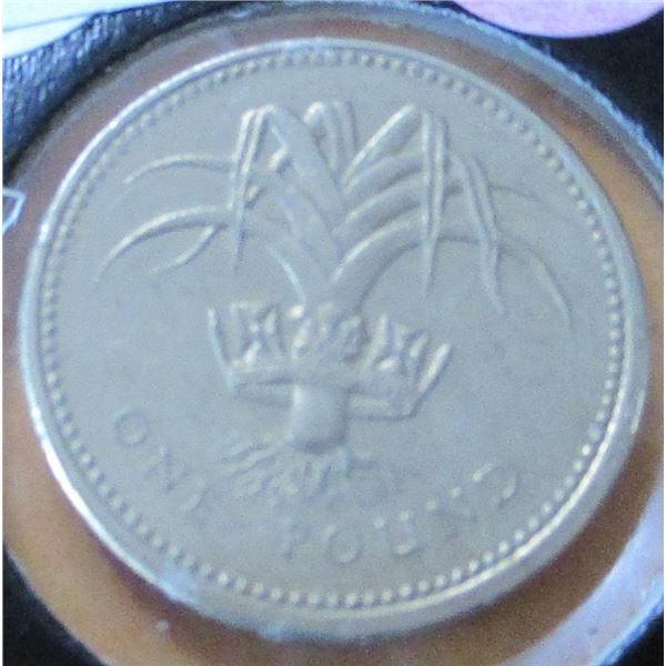 1985 LEGAL TENDER BRITISH ONE POUND COIN