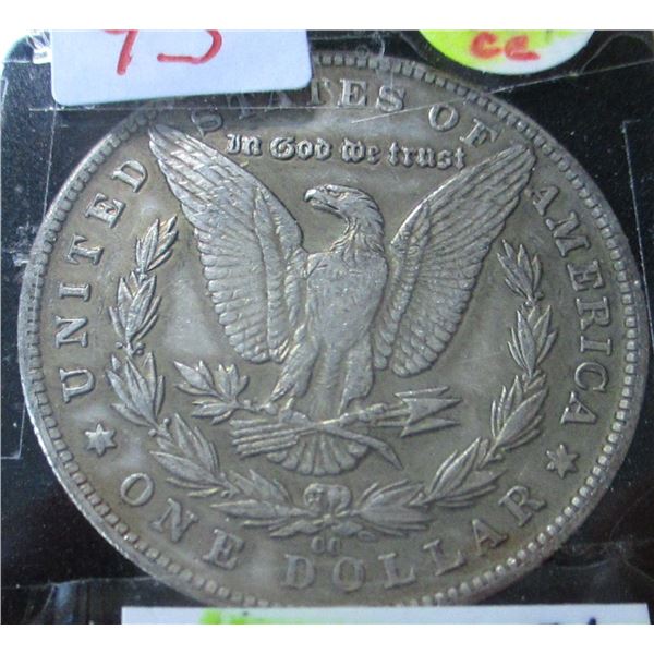 1884 CARSON CITY USA SILVER DOLLAR (NOT TESTED - AS IS - SILVER CONTENT NOT VERIFIED)