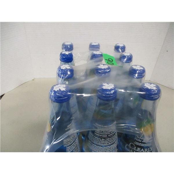 FREIGHT DAMAGE (AS IS):  PEACH FLAVORED WATER (12 BOTTLES C 325 ML) - CASE
