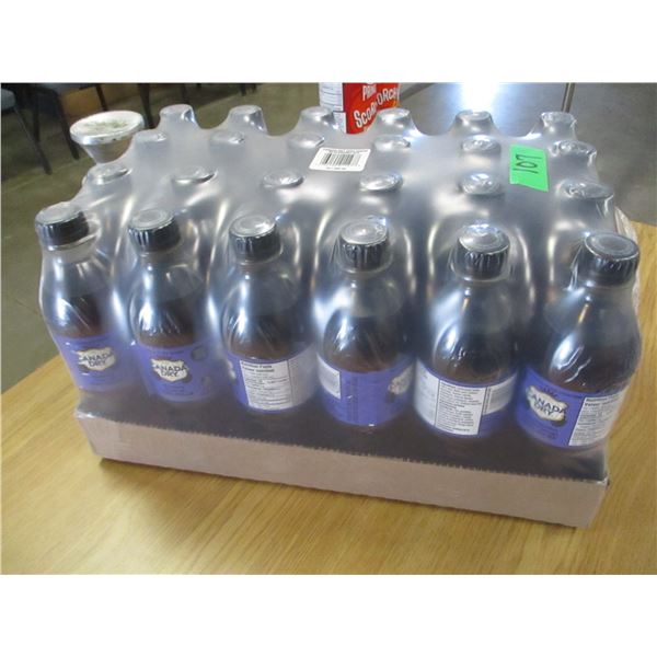 FREIGHT DAMAGE (AS IS):  BLACKBERRY GINGER ALE ZERO (24 BOTTLES X 500 ML) - CASE