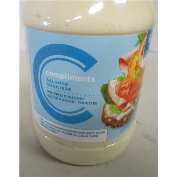 FREIGHT DAMAGE (AS IS):  WHIPPED DRESSING (890 ML) - BOTTLE