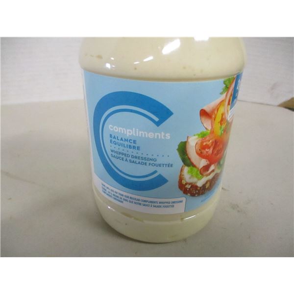 FREIGHT DAMAGE (AS IS):  WHIPPED DRESSING (890 ML) - BOTTLE
