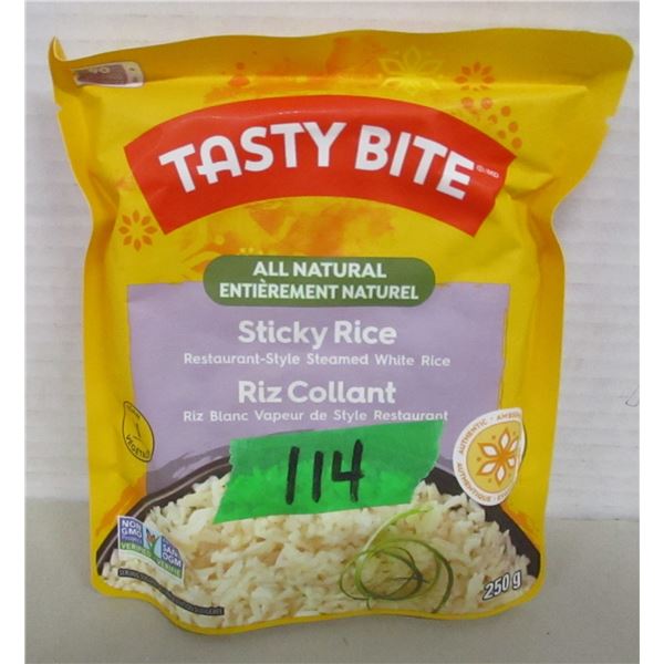 FREIGHT DAMAGE (AS IS):  TASTY BITE STICKY RICE (250G) - BAG