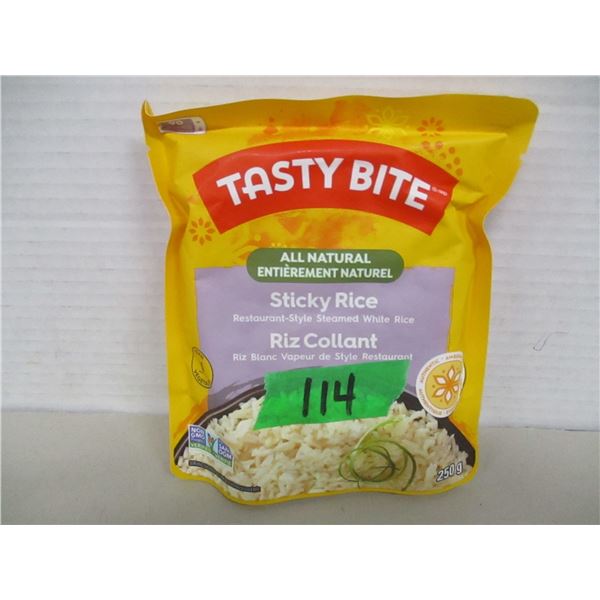 FREIGHT DAMAGE (AS IS):  TASTY BITE STICKY RICE (250G) - BAG