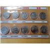 Image 3 : 1999 DOUBLE STOCK ROW OF 12 MINT CANADA QUARTERS