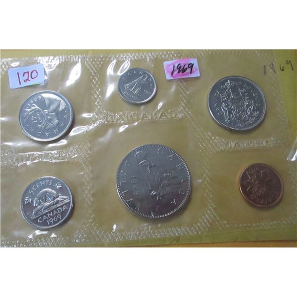 1969 PROOF CANADA MINT SEALED COIN SET