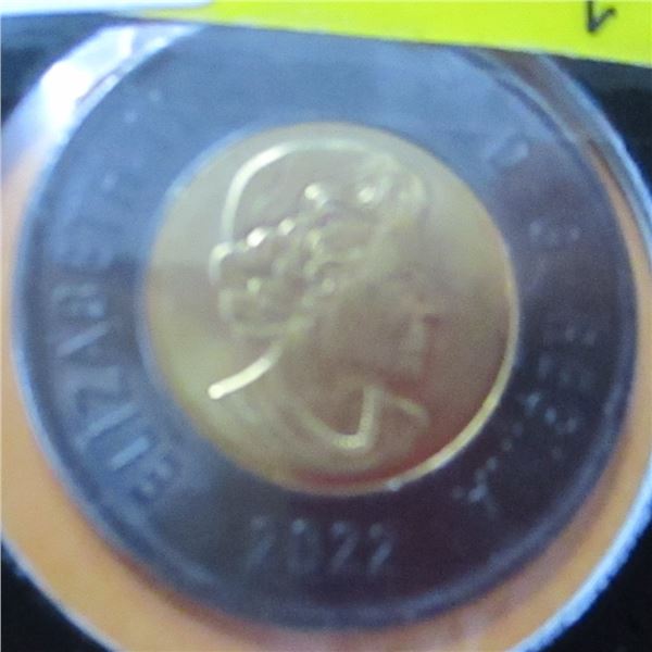 2022 PROOF MEMORY OF QUEEN ELIZABETH II BLACK TOONIE