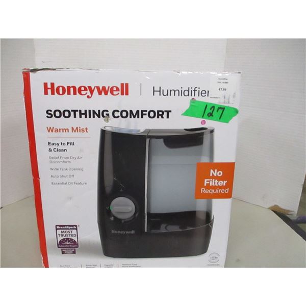 SHELF PULLS (AS IS):  HONEYWELL WARM MIST HUMIDIFIER