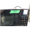 Image 2 : SHELF PULLS (AS IS):  BLACK 700 WATT MICROWAVE OVEN