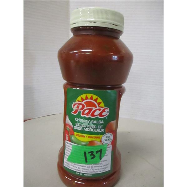 FREIGHT DAMAGE (AS IS):  PACE MEDIUM CHUNKY SALSA (1 L) - JAR