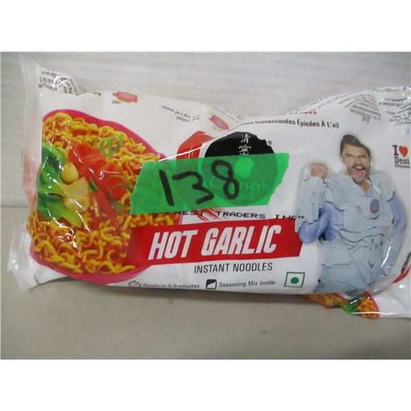 FREIGHT DAMAGE (AS IS):  HOT GARLIC NOODLES (240G) - BAG