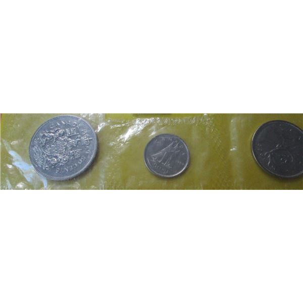 1969 QUARTER, DIME, HALF DOLLAR PROOF MINT SEALED COIN SET
