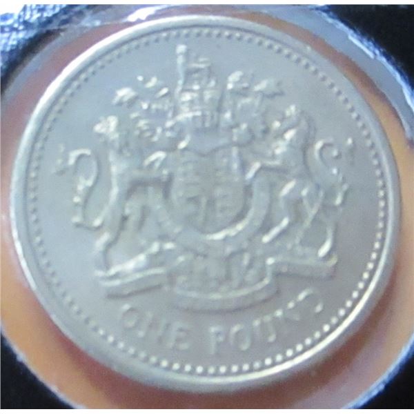1983 LEGAL TENDER ONE POUND SILVER BRITISH COIN