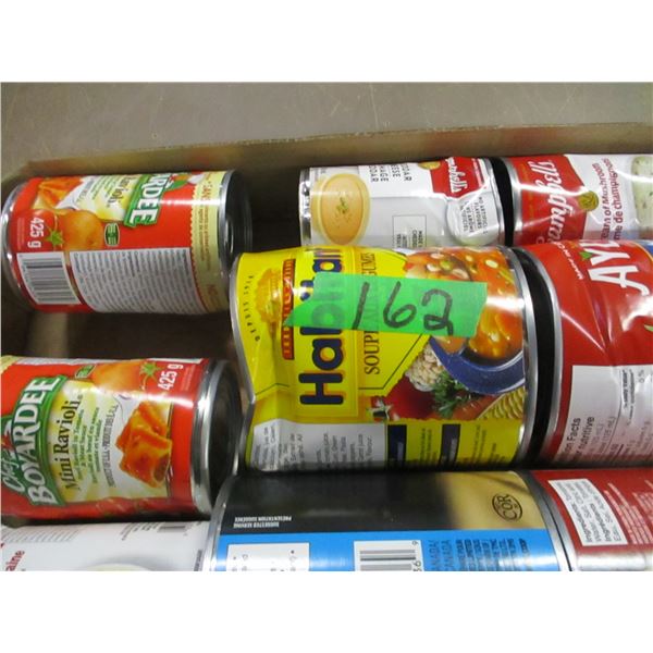 FREIGHT DAMAGE (AS IS):  FLAT C/W SOUP, PASTA, ETC