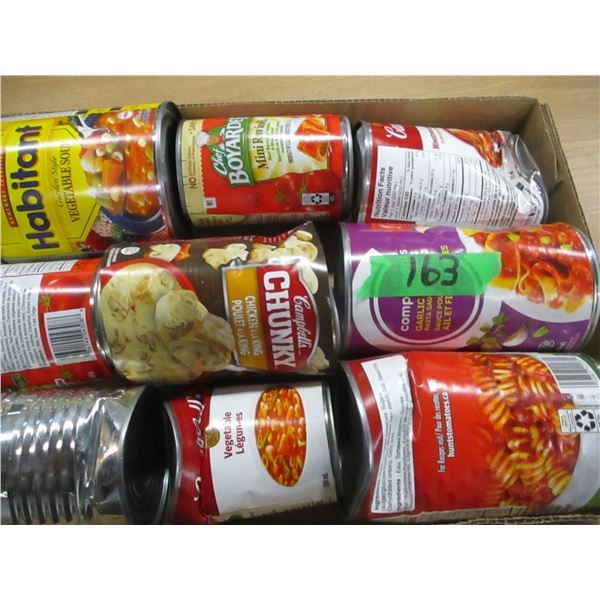 FREIGHT DAMAGE (AS IS):  FLAT C/W SOUP, PASTA, ETC