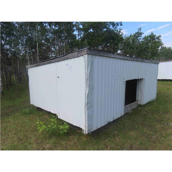 *OFFSITE WOODLANDS*     Wood Framed Sheet Metal 