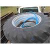 Image 2 : *OFFSITE WOODLANDS*   (2) 18.4-38 Trailer Tires and Rim