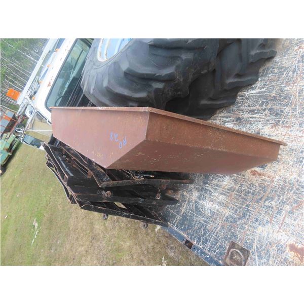*OFFSITE WOODLANDS*   Metal Trough 10'' x 76'' x 38''   