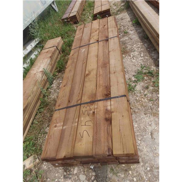(25) Pressure Treated Brown 2'' x 6'' x 8ft