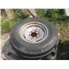 Image 2 : (2) 7.50-18 3 Rib Front Tractor Tires with Rims 