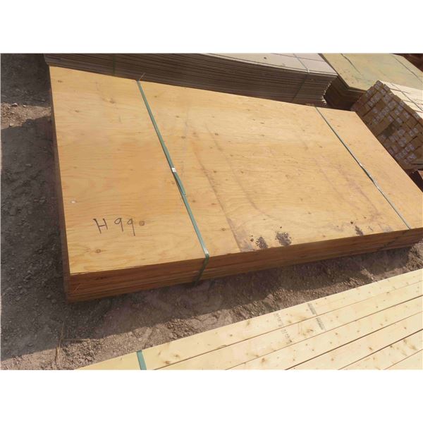 (16) Sheets 5/8'' Plywood 4ft x 8ft 
