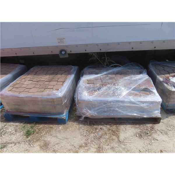 2  Pallets of Interlocking Bricks 