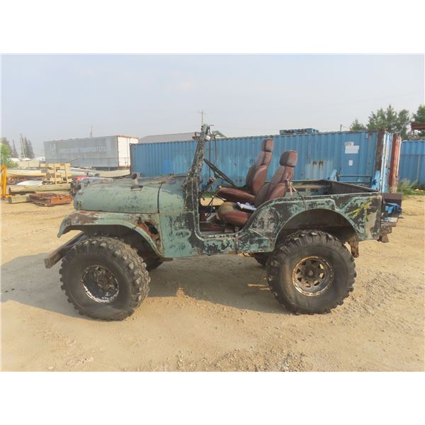 1963 Jeep 4x4 6cyl Standard Not Running, No TOD.